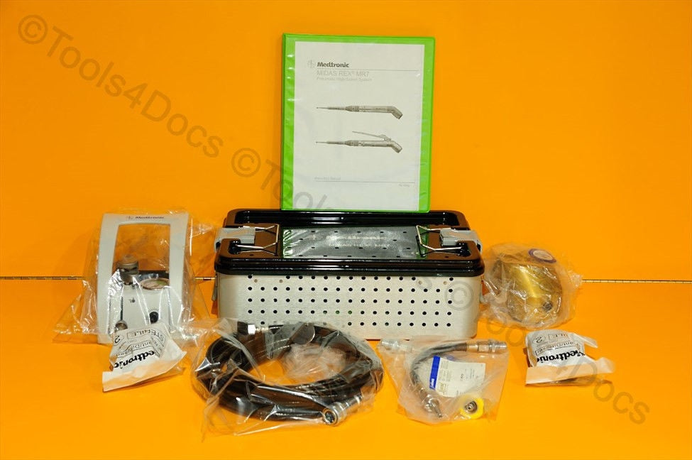Medtronic MR7 PM710 Midas Rex Touch Motor High-Speed Pneumatic Drill Set