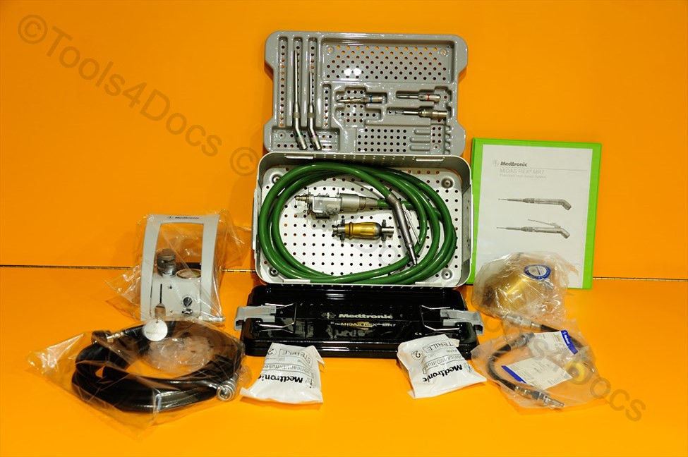 Medtronic MR7 PM710 Midas Rex Touch Motor High-Speed Pneumatic Drill Set