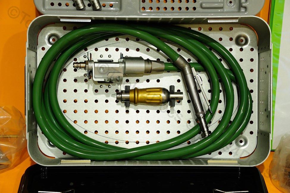 Medtronic MR7 PM710 Midas Rex Touch Motor High-Speed Pneumatic Drill Set