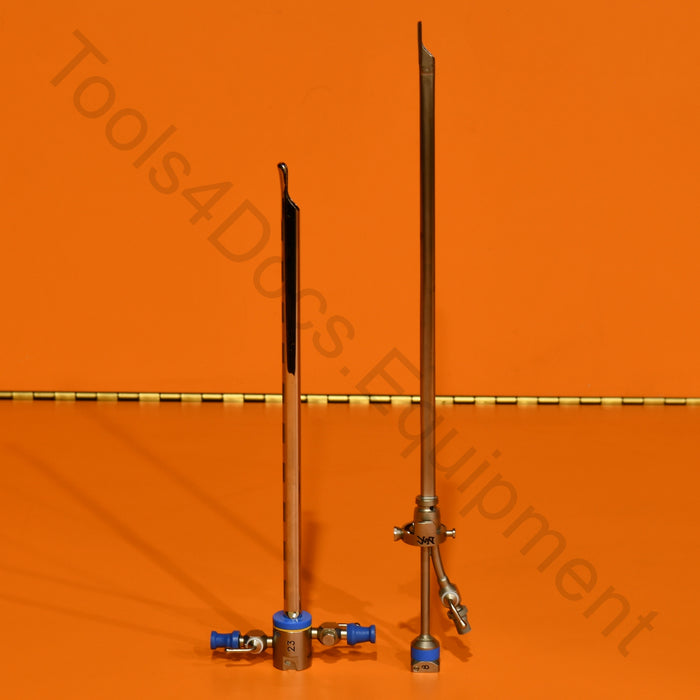 ACMI Circon CLS-23 & CLB8-23 LASER cystoscope continuous-flow sheath + bridge set