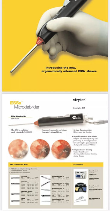 Stryker ESSx 5290-601-200 Hand-piece Microdebrider