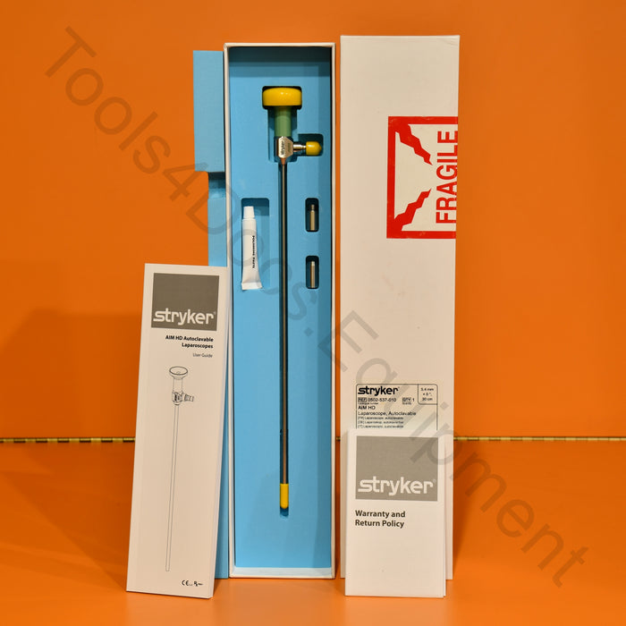 Brand New Stryker 0502-537-010 AIM HD 5mm 0° 30cm Autoclavable Laparoscope
