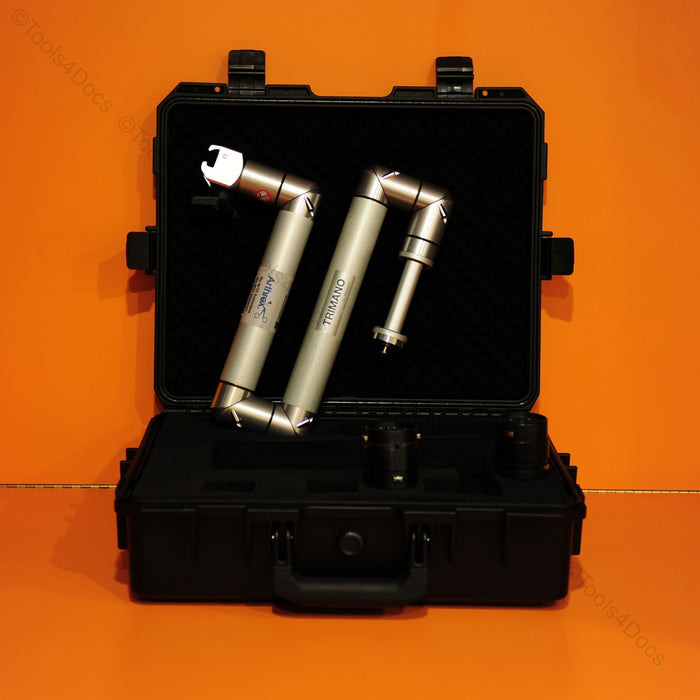 Arthrex AR-1640 TRIMANO Support Arm with AR-1641 TRIMANO Adapters in a Case