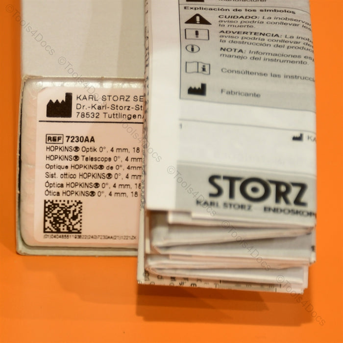 Karl Storz 7230AA packaging, front view