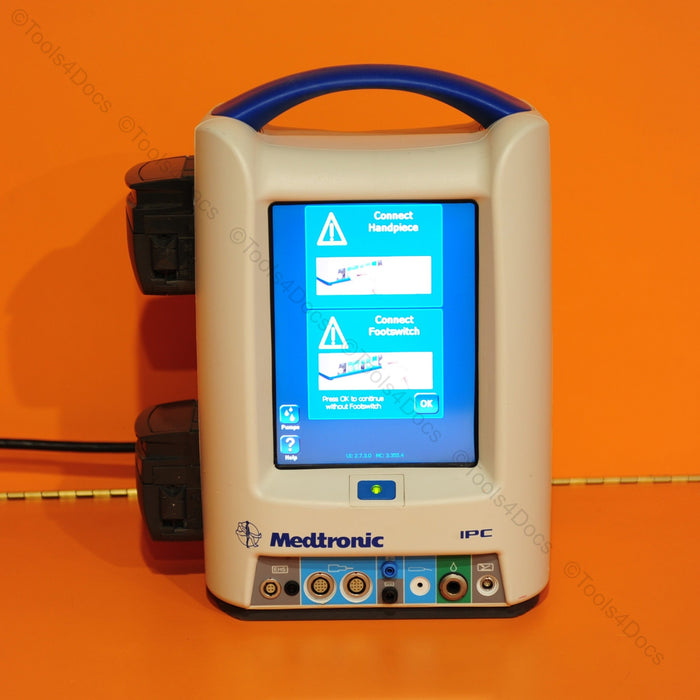 Medtronic Midas Rex MR8 EM800 Electric Drill Set - IPC Console, Foot-switch, 14 Attachments