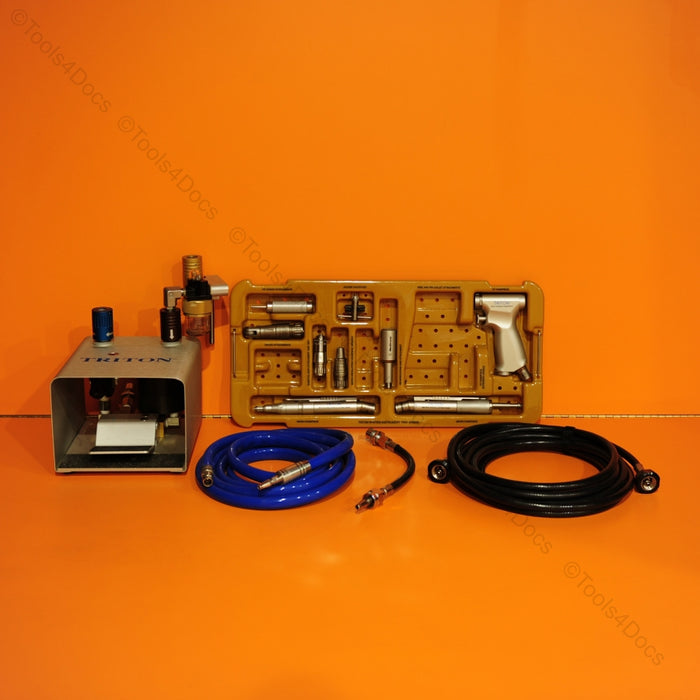 Medtronic TRITON High Torque pneumatically-powered set w/FS & Accessories