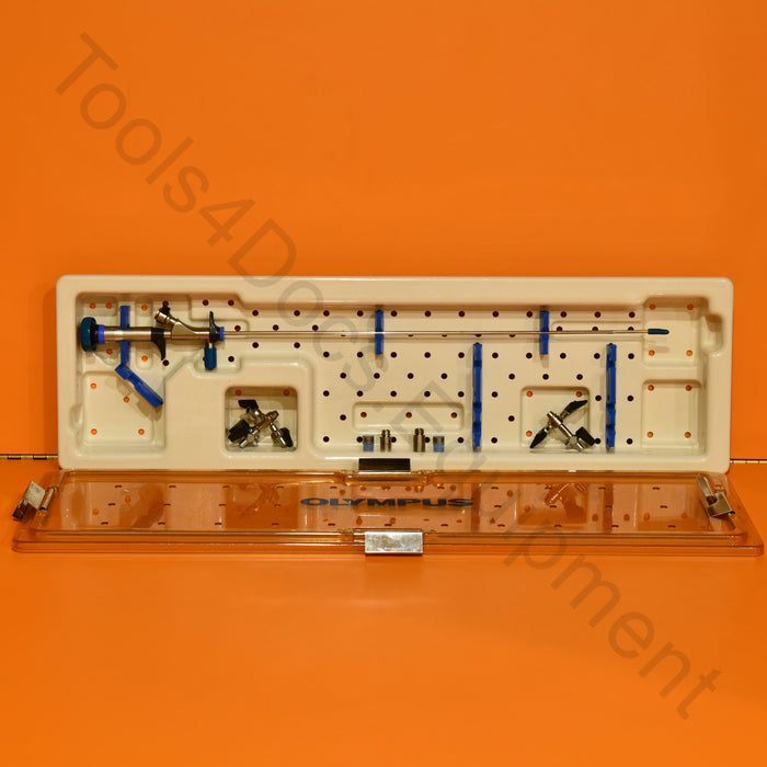 Olympus A2948A Semi-Rigid Ureteroscope in a case with attachments
