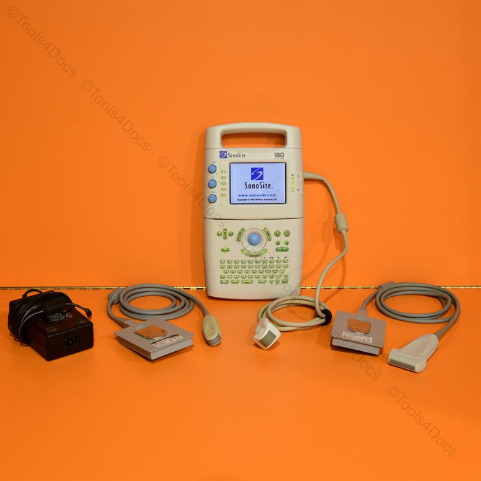 Sonosite 180 Plus Console ultrasound with 3x probes/transducers