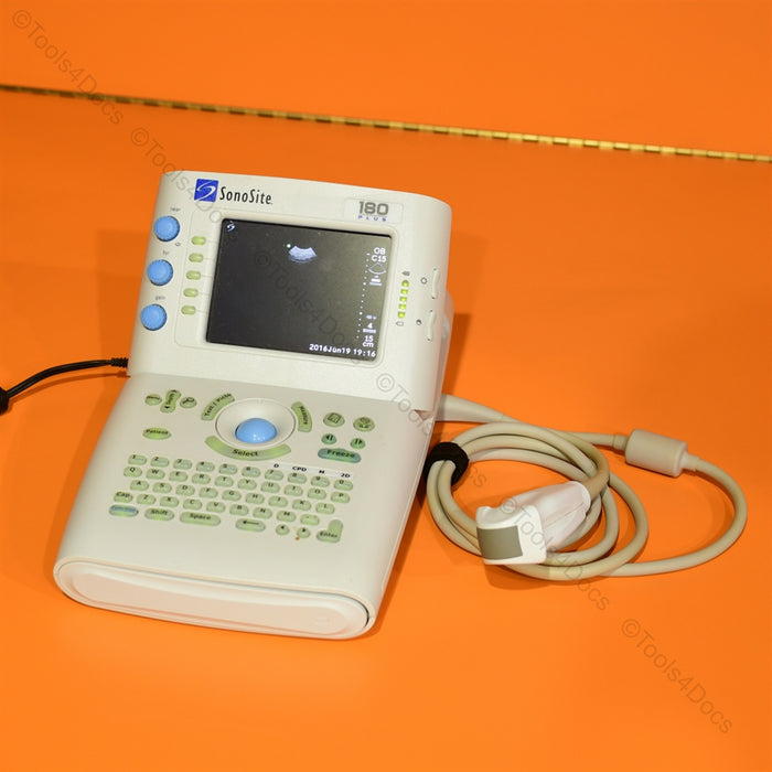 Sonosite 180 Plus Console ultrasound with 3x probes/transducers