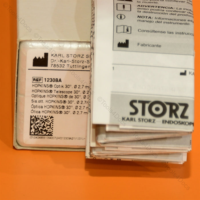 New Karl Storz 1230BA HOPKINS Telescope 30°, 2.7mm x 11cm
