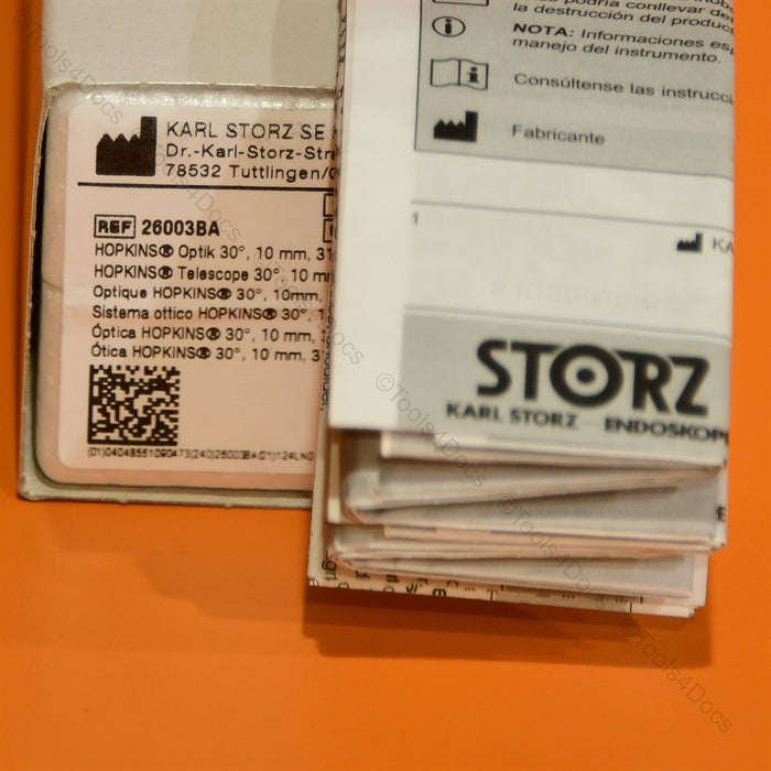 New Karl Storz 26003BA HOPKINS Telescope 30°, 10mm x 31cm