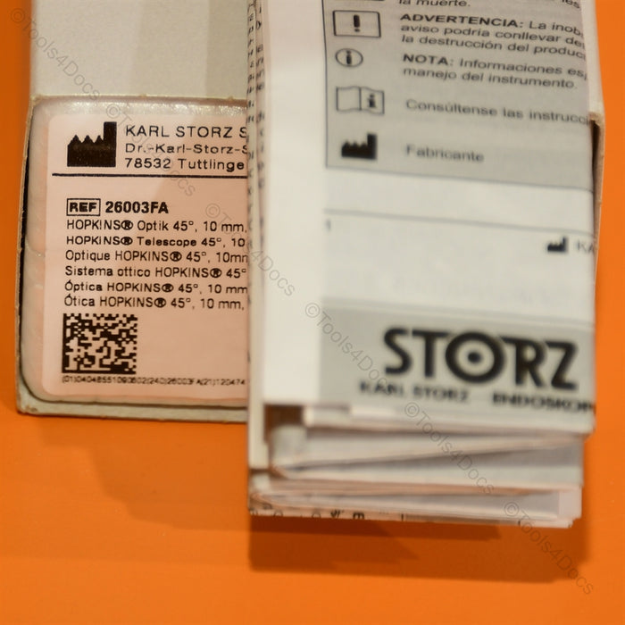 New Karl Storz 26003FA HOPKINS Telescope 45°, 10 mm x 31 cm