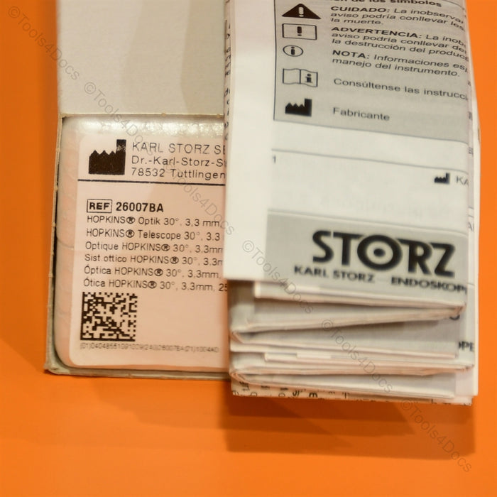 New Karl Storz 26007BA HOPKINS Telescope 30°, 3.3mm x 25cm