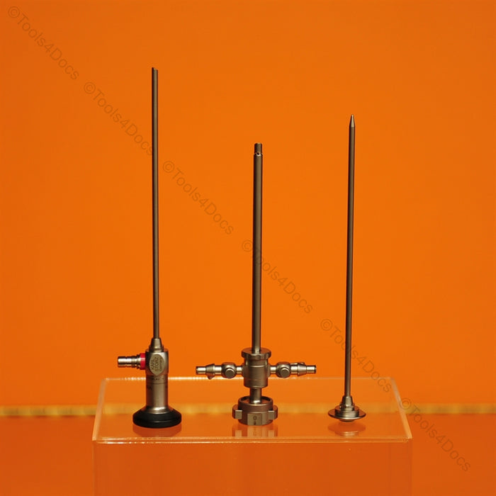 Storz 28731BWA wide angle Arthroscope w/28136DS High-Flow Sheath and Obturator