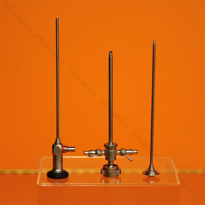 Storz 28731BWA wide angle Arthroscope w/28136DS High-Flow Sheath and Obturator