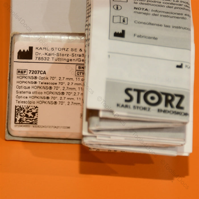New Karl Storz 7207CA HOPKINS Telescope 70°, 2.7 mm x 11 cm