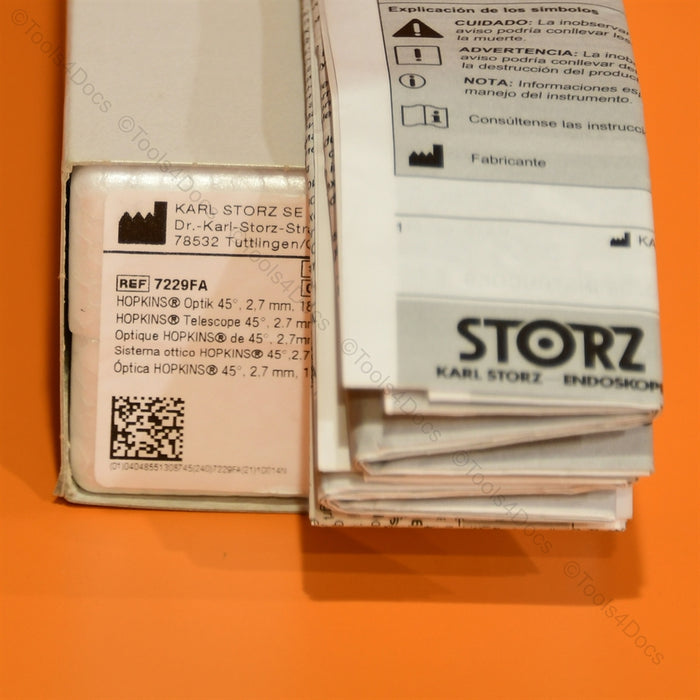New Karl Storz 7229FA HOPKINS Telescope 45°, 2.7mm × 18cm