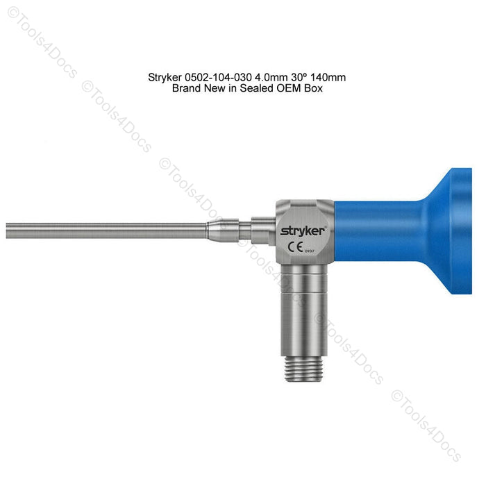 Brand New Stryker 0502-104-030 4.0mm 30-degree 140mm IDEAL EYES HD