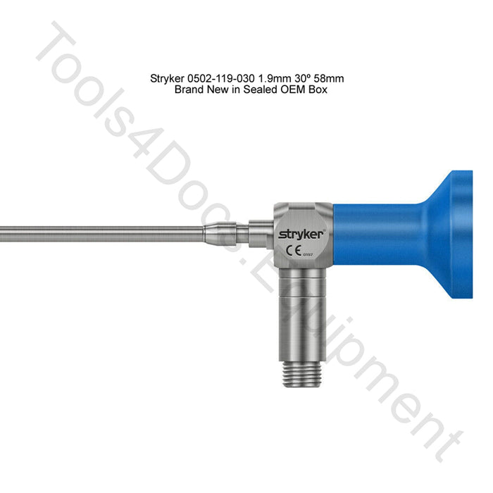 Stryker 0502-119-030 1.9mm 30-Degree, 58mm Arthroscope