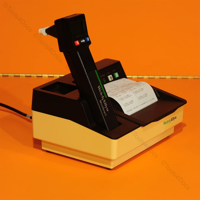 Welch Allyn Microtymp 2 with 71170 Battery Charger / Printer