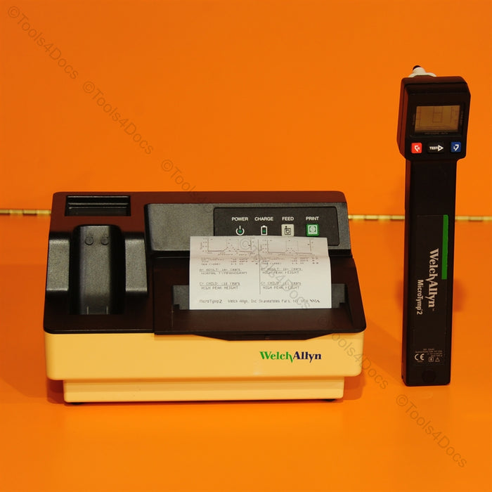 Welch Allyn Microtymp 2 with 71170 Battery Charger / Printer