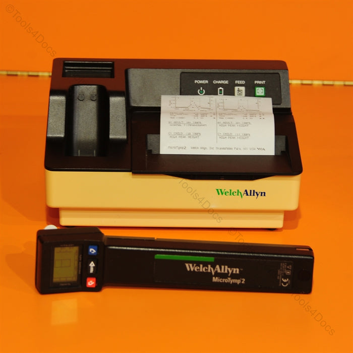 Welch Allyn Microtymp 2 with 71170 Battery Charger / Printer