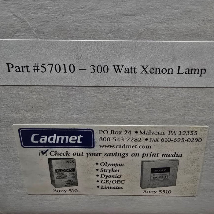 Lot of 4x Brand New PE300BF, 300 Watt Xenon Lamps