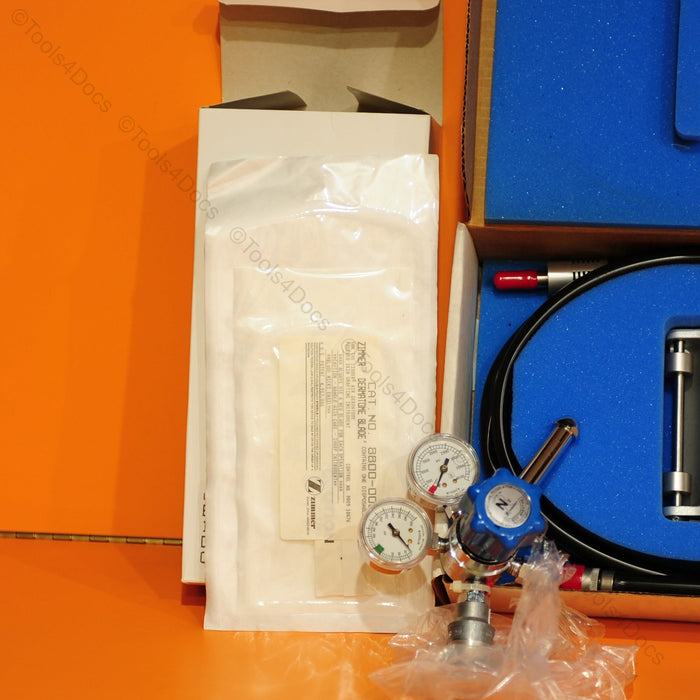 Brand New Zimmer Air Dermatome 8801 Kit w/Case, Blades and Nitrogen Regulator.