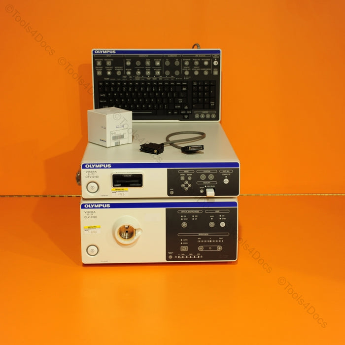 Olympus OTV-S190 CLV-S190 VISERA ELITE Video System with MD-631 Lamp & Keyboard